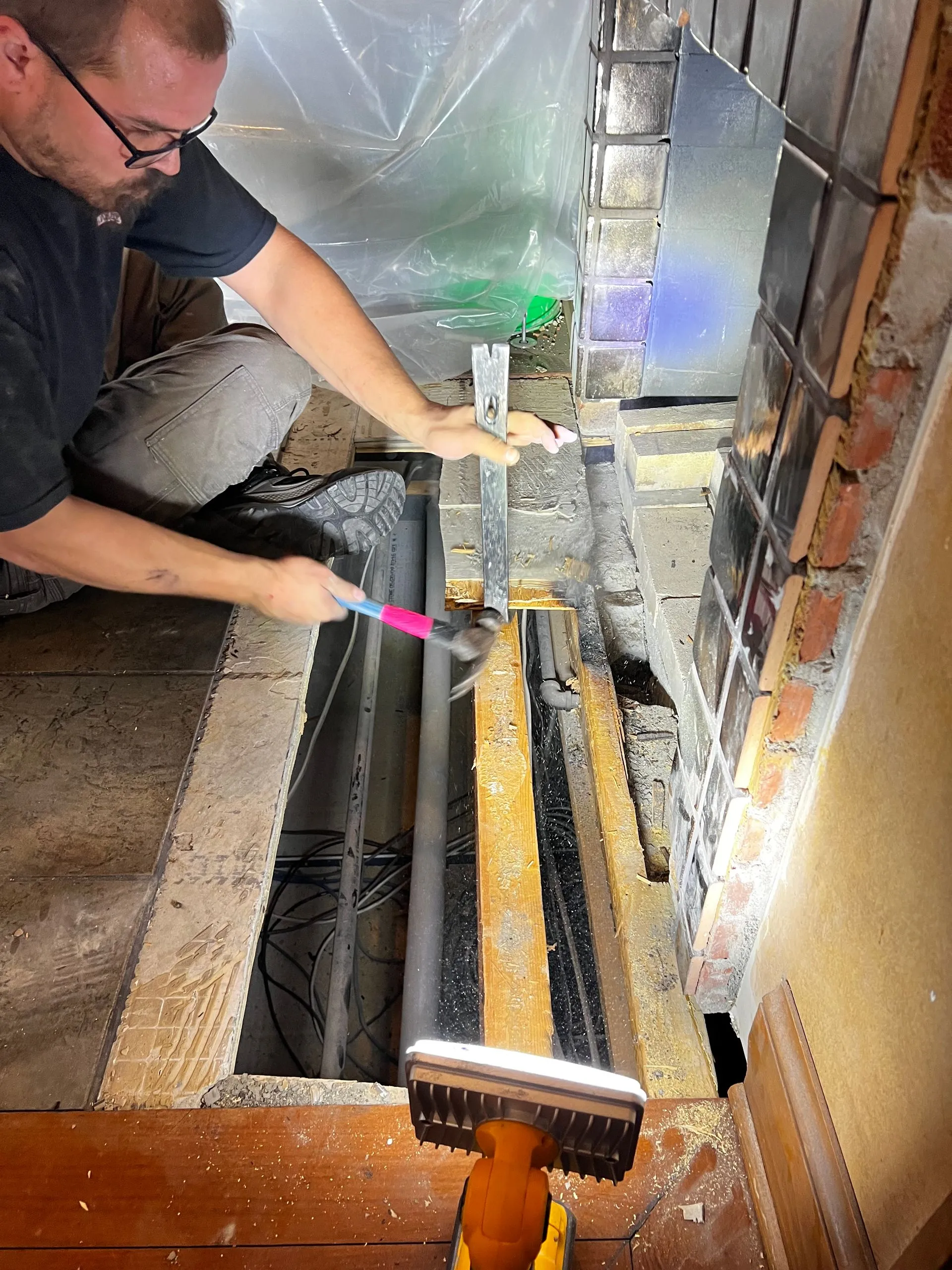 Smoke Chamber Parging in Overland Park, KS