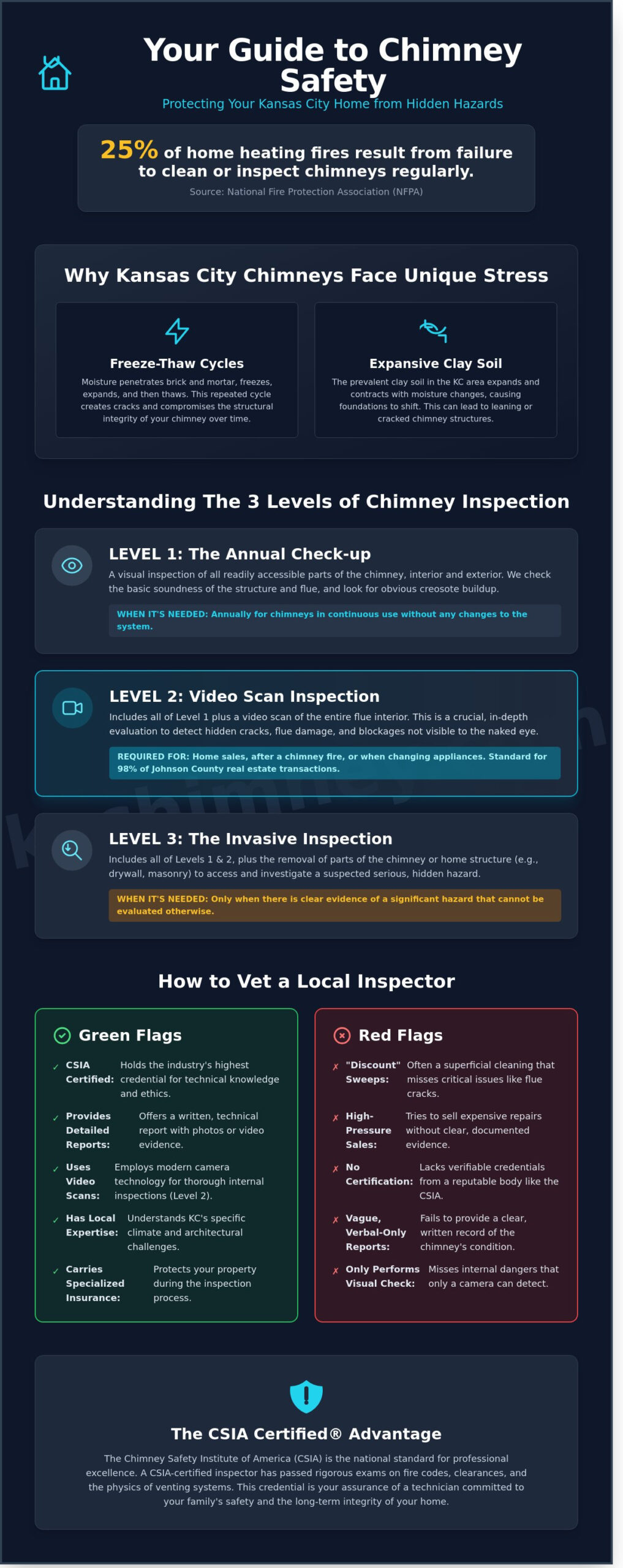 Expert Chimney Inspectors Near Me: Serving Overland Park & the KC Metro