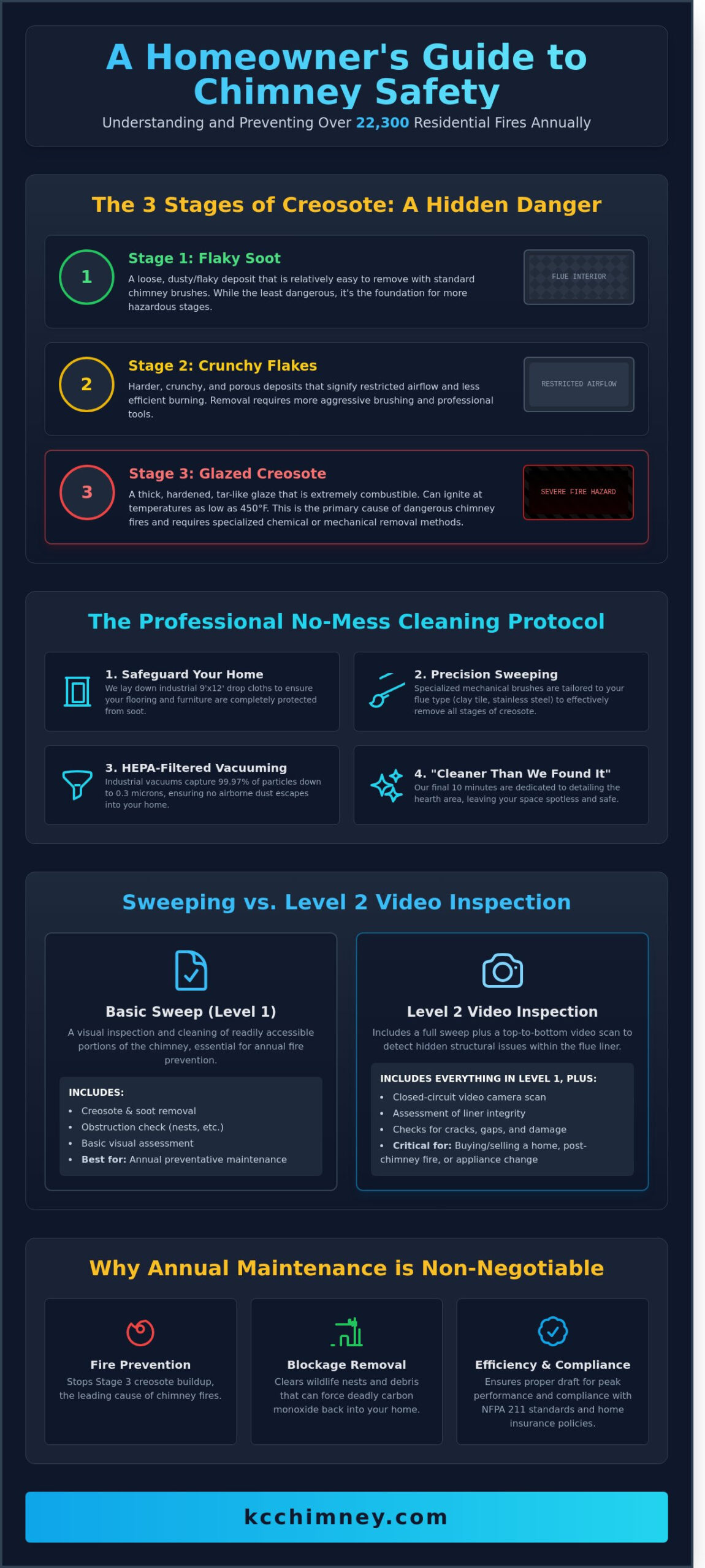 Service Chimney Cleaning in Overland Park & KC: Your 2026 Safety Guide - Infographic