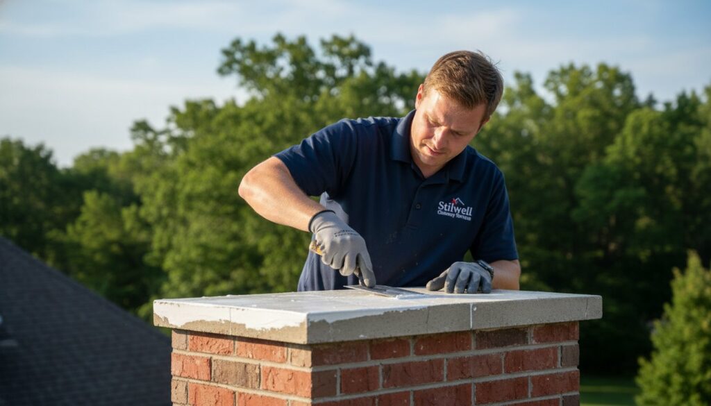 Cracked Chimney Crown Repair in Stilwell, KS: Protecting Your Home from Costly Water Damage