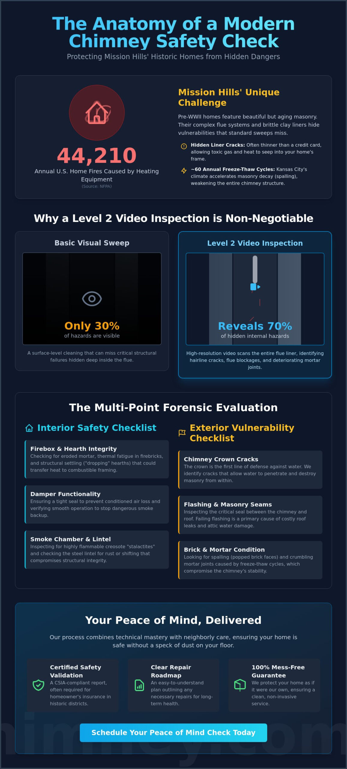 The Peace of Mind Chimney Check: A Mission Hills Safety Checklist for 2026