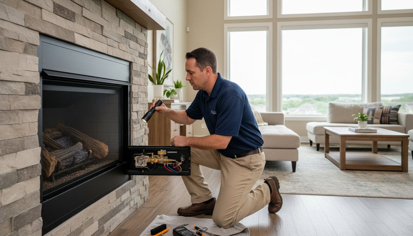 Professional Gas Fireplace Inspection in Overland Park & Kansas City: A Safety Guide
