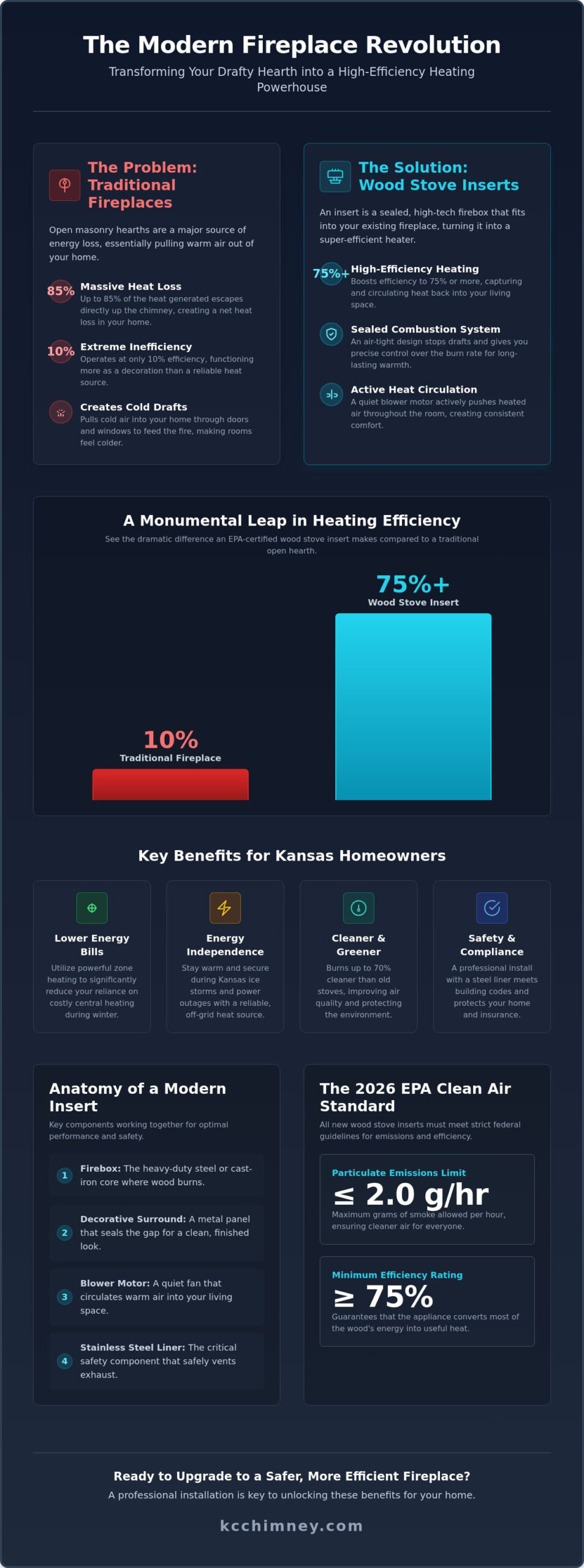Professional Wood Stove Insert Installation in Spring Hill, KS: The 2026 Homeowner’s Guide