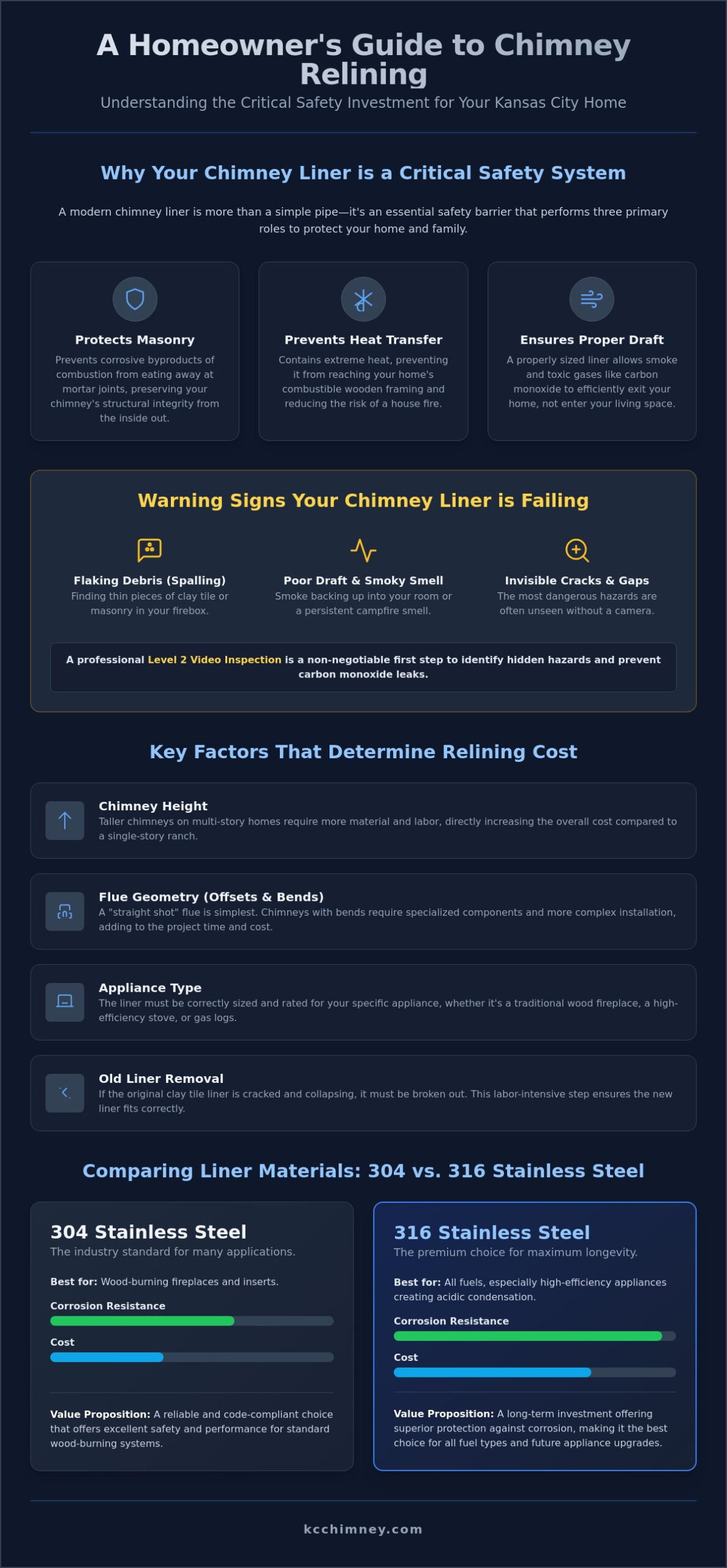 Chimney Relining Cost in Kansas City: 2026 Price Guide & Safety Review