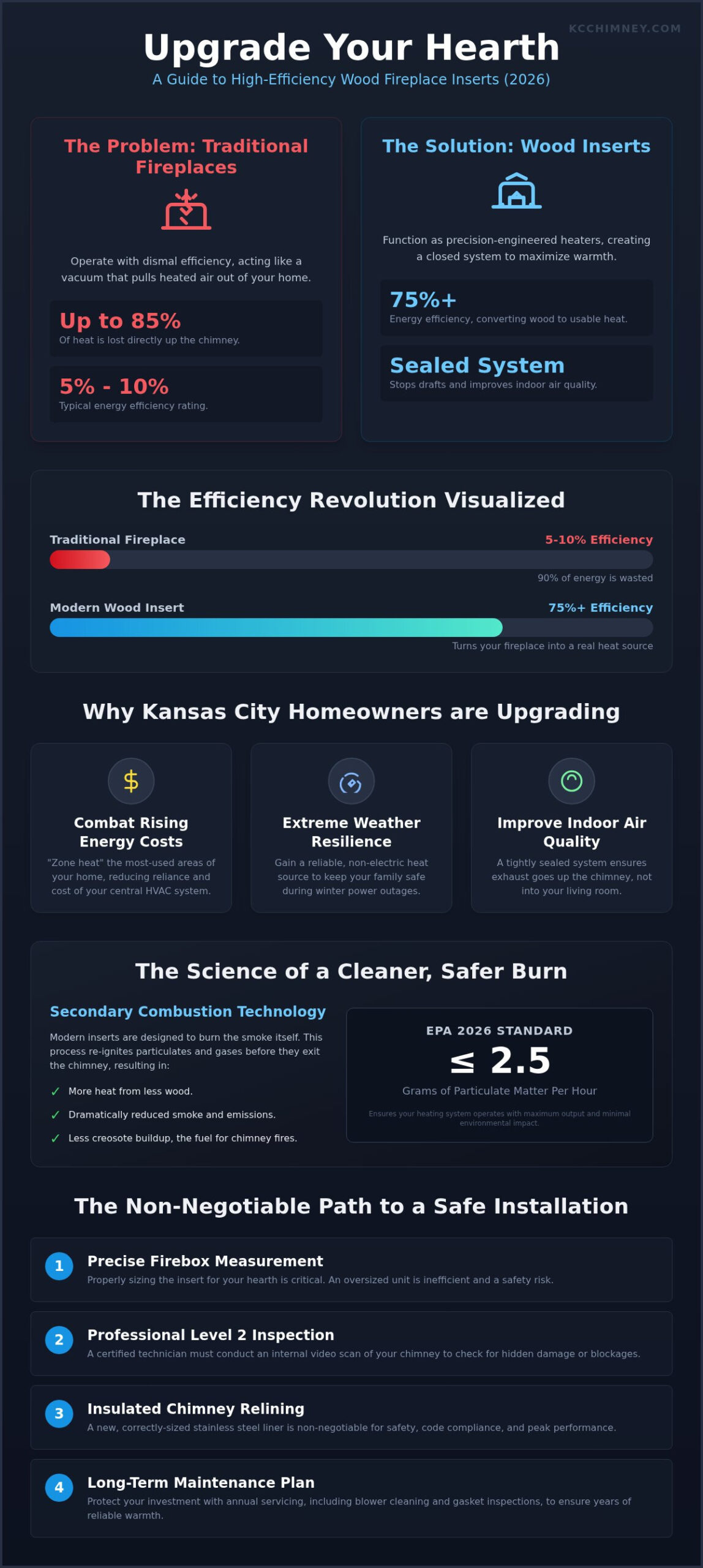 Wood Fireplace Inserts in Kansas City: The 2026 Homeowner’s Guide