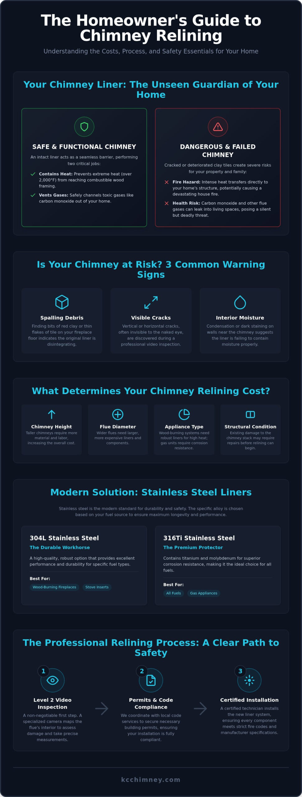 Chimney Relining Cost in Leawood, KS: 2026 Homeowner’s Pricing & Safety Guide