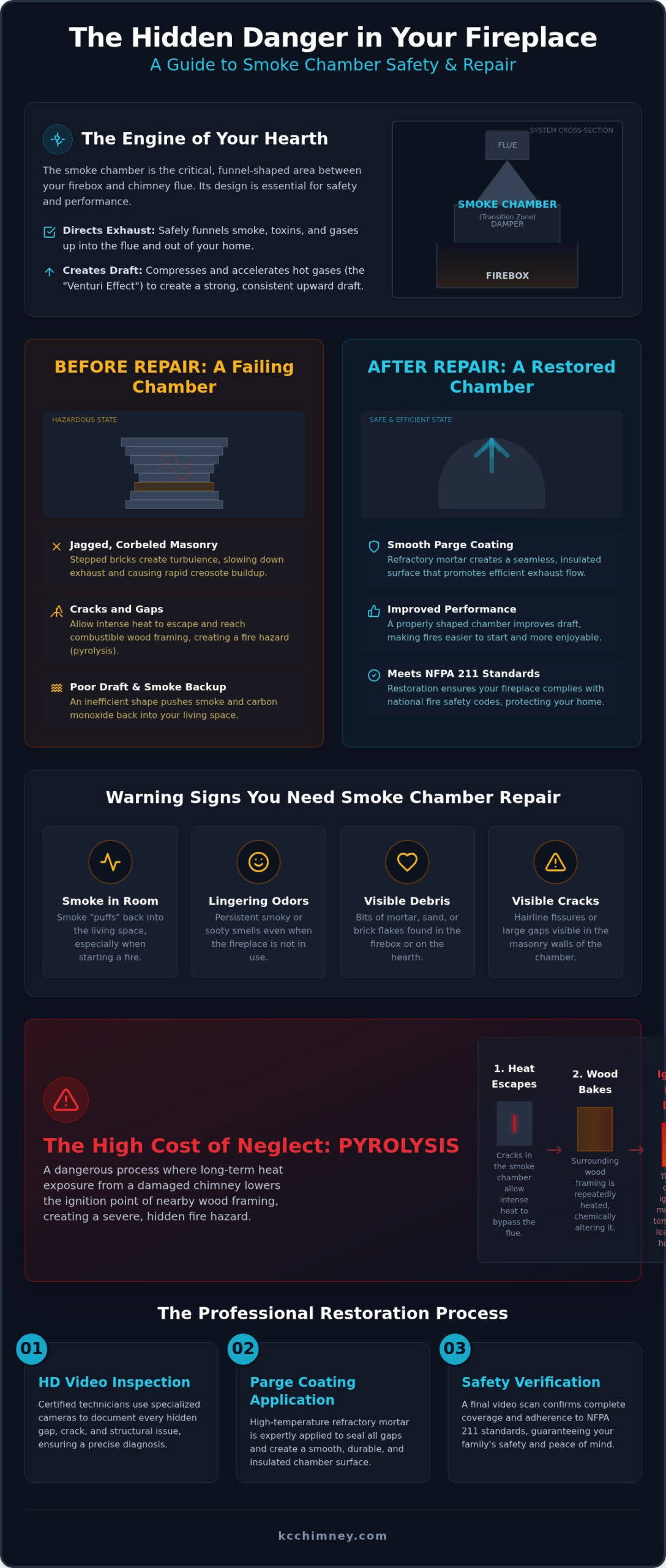 Kansas City Fireplace Smoke Chamber Repair: 2026 Guide