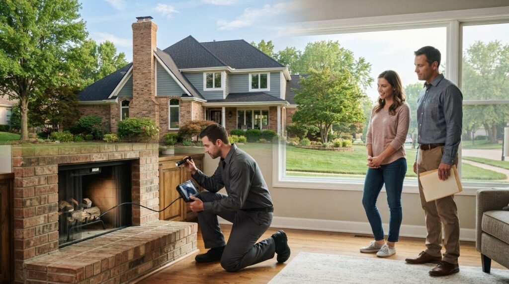 Chimney Inspection for a Real Estate Transaction in Overland Park
