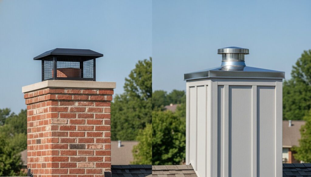 Chimney Cap vs. Chase Cover: Which Does Your Bucyrus Home Need?