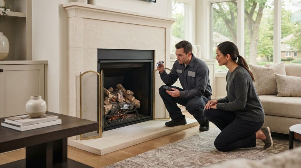 Gas Fireplace Log Replacement in Mission Hills: A Homeowner’s Buying Guide