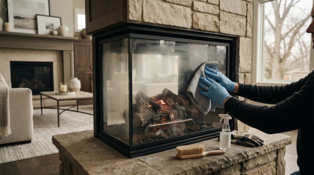 How to Clean the Inside of a Gas Fireplace: A Mission Hills Homeowner’s Guide
