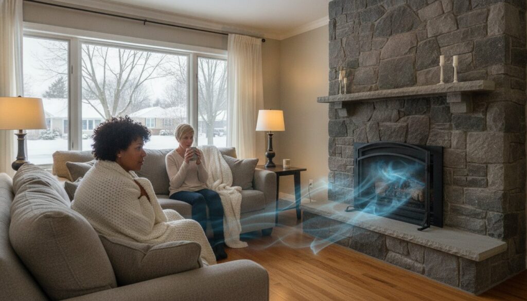 How to Stop a Draft Coming From Your Fireplace in Winter: A Spring Hill Guide