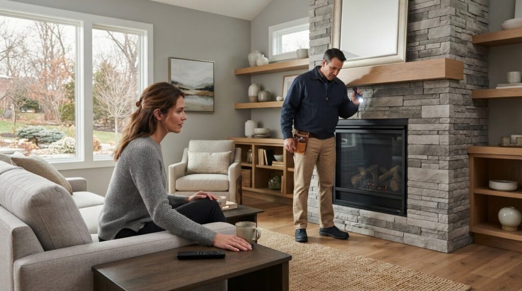 Gas Fireplace Not Working in Bucyrus? Safe Checks and Repair Guidance