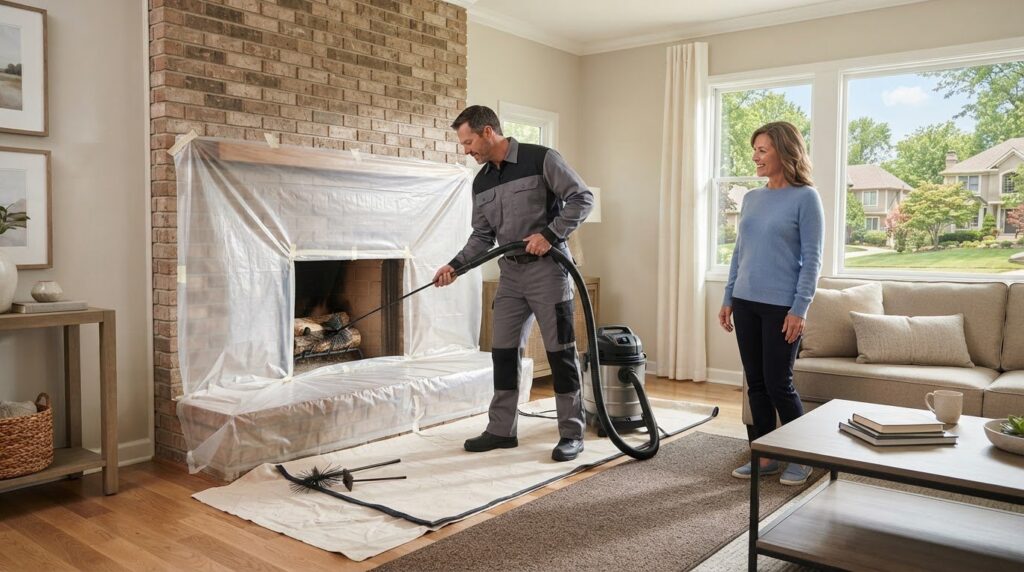 Mess-Free Chimney Cleaning in Overland Park: What to Expect