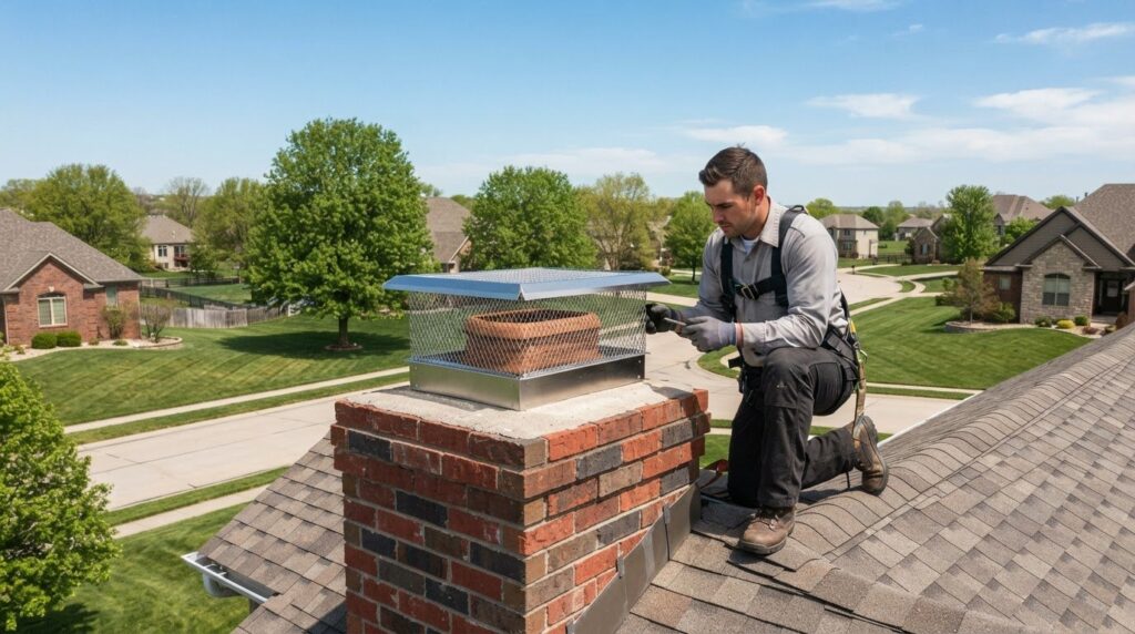 Chimney Animal Screen Service in Spring Hill: Costs and Protection
