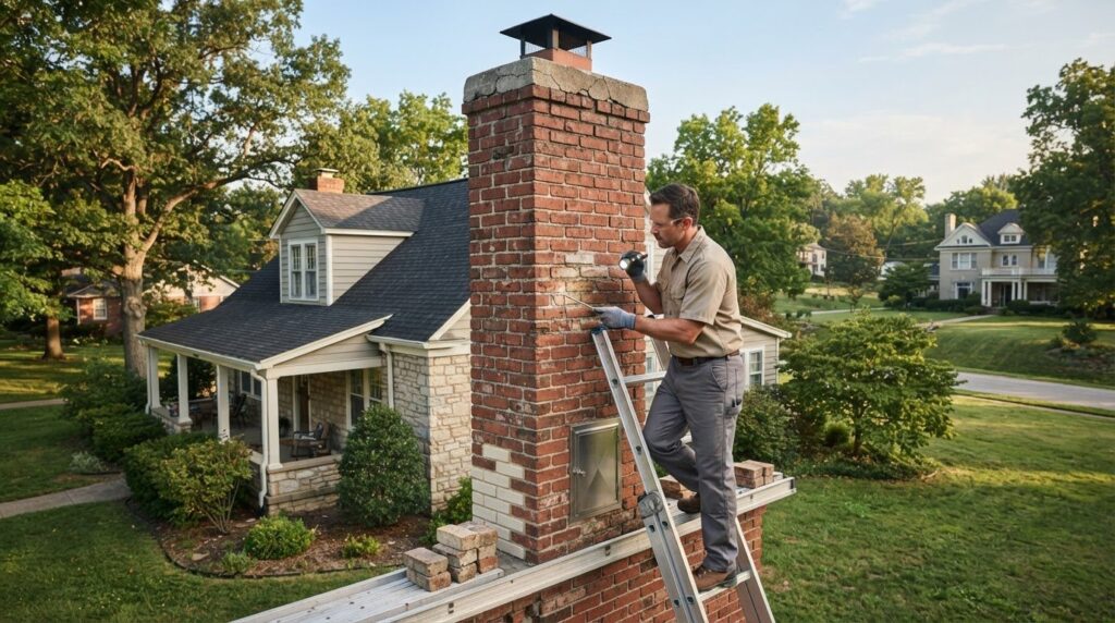 Historic Home Chimney Restoration in Stilwell: Repair Choices